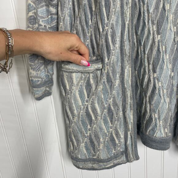 Purely Australian Womens Gray Merino Wool Button-Down Cardigan Sweater Size M - Picture 3 of 9